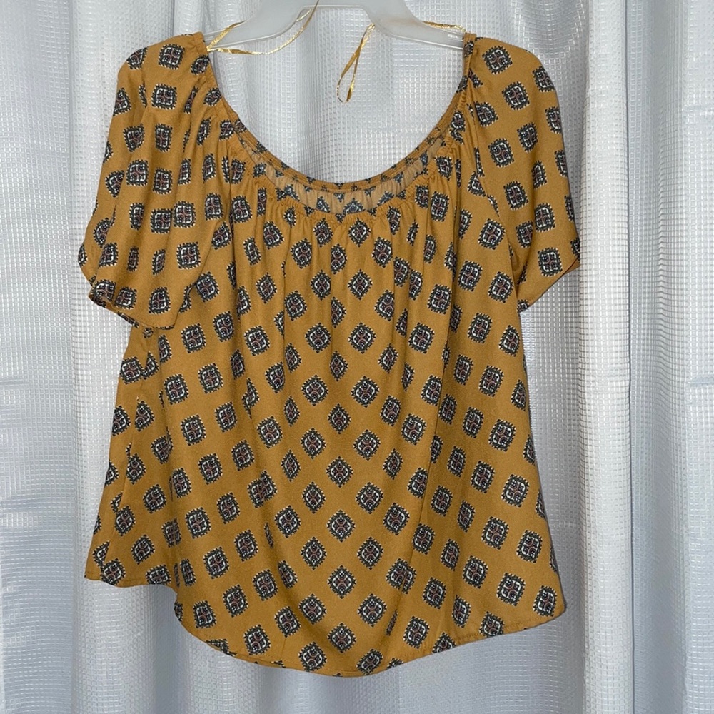 Off the shoulder blouse